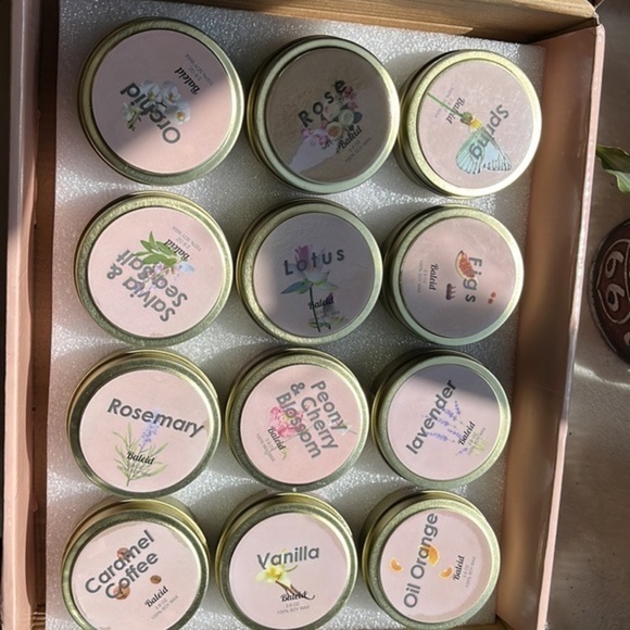 Aromatic Bliss in 12 Natural Soy Wax Varieties w 7% Pure Fragrance Essential Oil - Picture 3 of 6